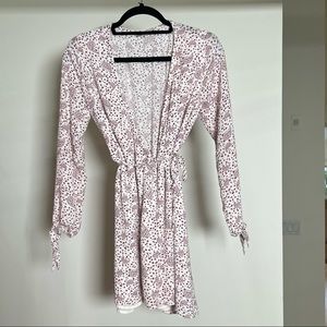 Abercrombie & Fitch Wrap Dress Size M, Red and White